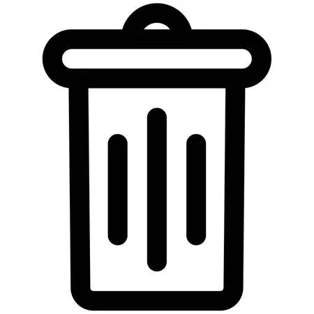 Basurero icono